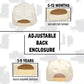 Kids/Baby Two Tone Vintage Cap - Light Pink/Beige