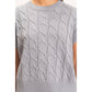 Cable Knit Cap Sleeve Sweater