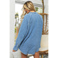 FRAYED VINTAGE WASHED WRINKLE SHIRT
