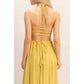 Smocked Halter Maxi Dress