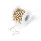 Stainless Steel Faux Pearl Chain By The Foot
