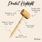 Bamboo Meat Hammer & Tenderizer