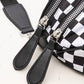 `.Double Zip Crescent Sling Bum Bag