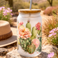 Cactus Blooms – 16 oz Glass Tumbler
