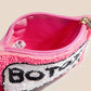 Seed Beaded Botox Money Coin Purse
