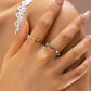 Rainbow Gemstone Cluster Statement Ring Set | 80R227