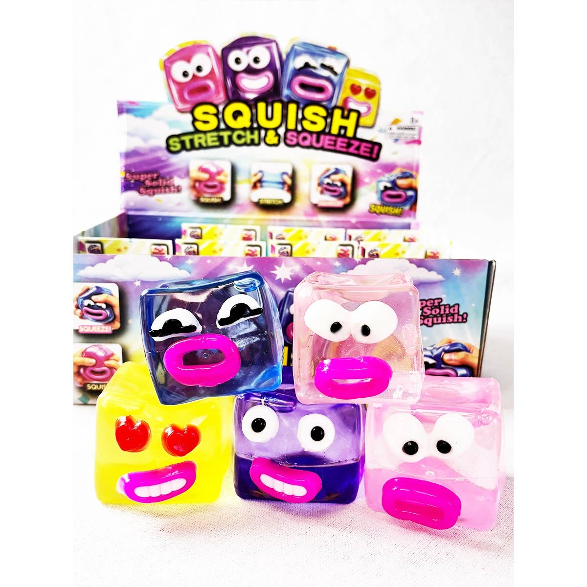 Funny Face Swap Squishy Cube
