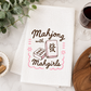 Waffle Tea Towel Mahjong with Mahgirls