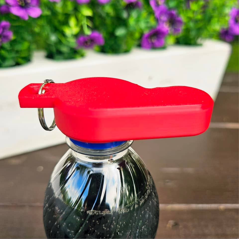 Bottle Opener Keychain- Screw Top & Bottle Cap
