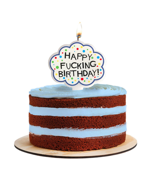 *** SALE*** Happy Fucking Birthday Candle