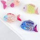 JUMBO VIBRANT OCEAN SEA FISH HAIR CLAW CLIPS | 40H987