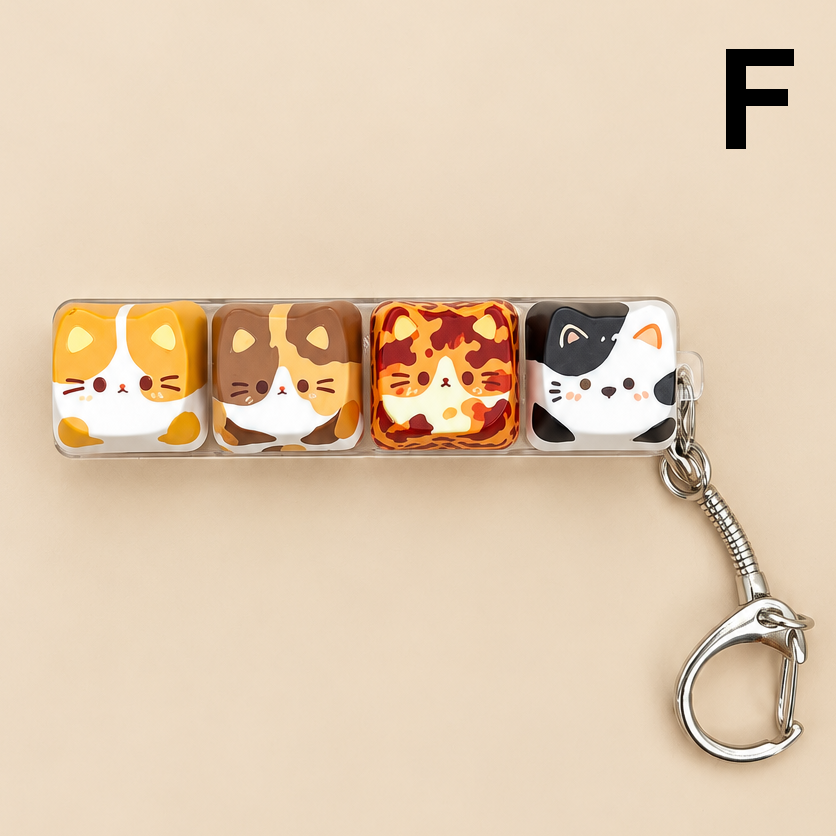 Printed Keyboard Fidget Stress Relief Keychain | 40KC205