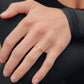 18k Gold Initial Letter Stacking Rings