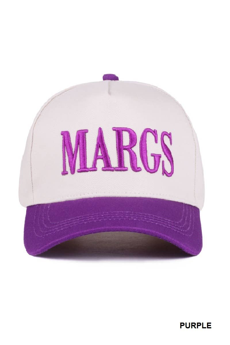 Margs Two Tone Canvas Cotton Cap