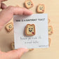 Birthday Toast Card – Cute Mini Toast Pun Card 