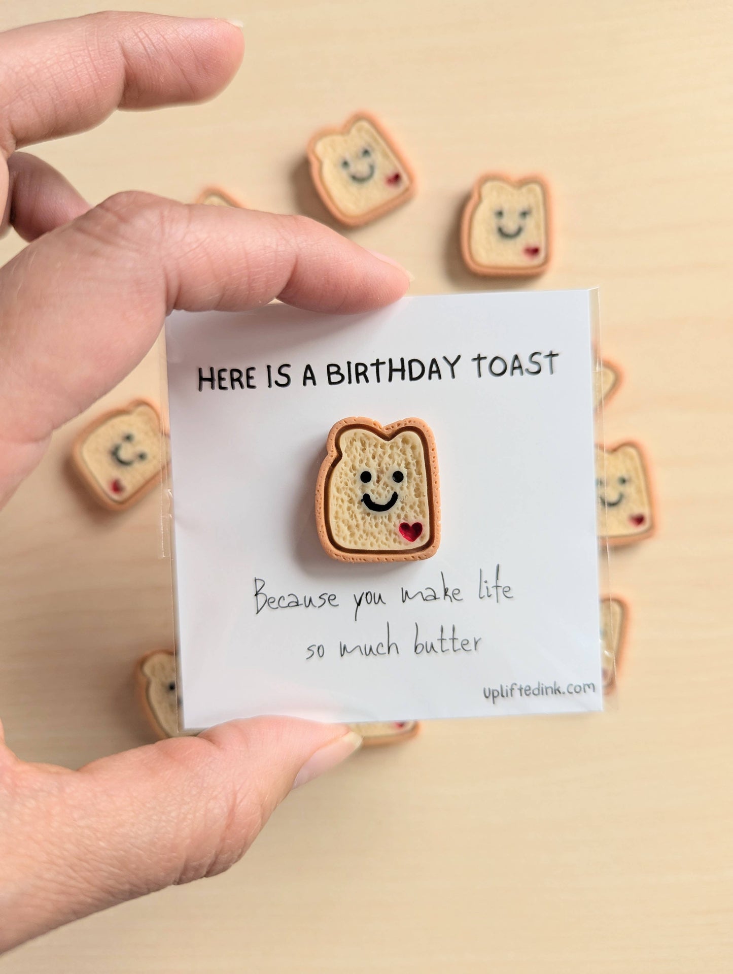Birthday Toast Card – Cute Mini Toast Pun Card 