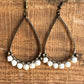 Cody Earrings White