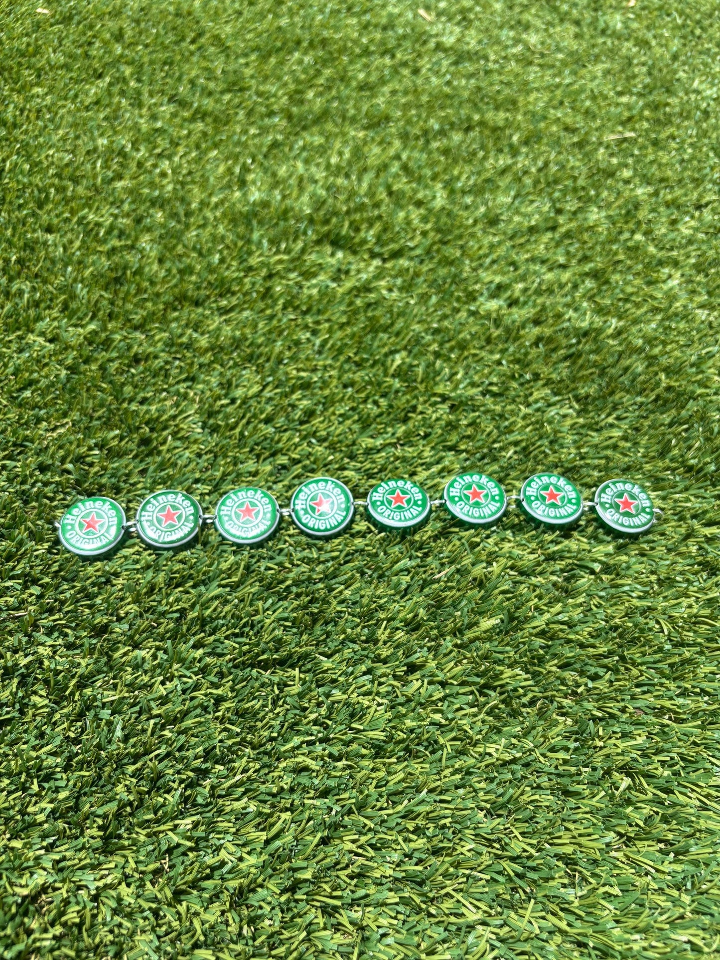 Trendy Beer Bottle Top Hat Chain