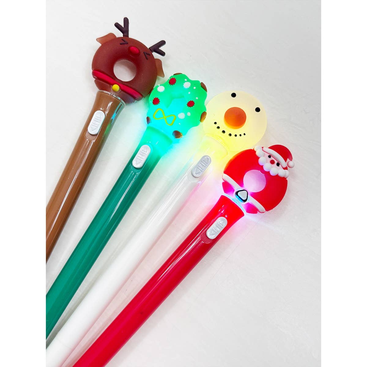 Christmas Theme Light Up Ball Point Pen
