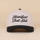 Manifest That Shit Two Tone Snapback Hat