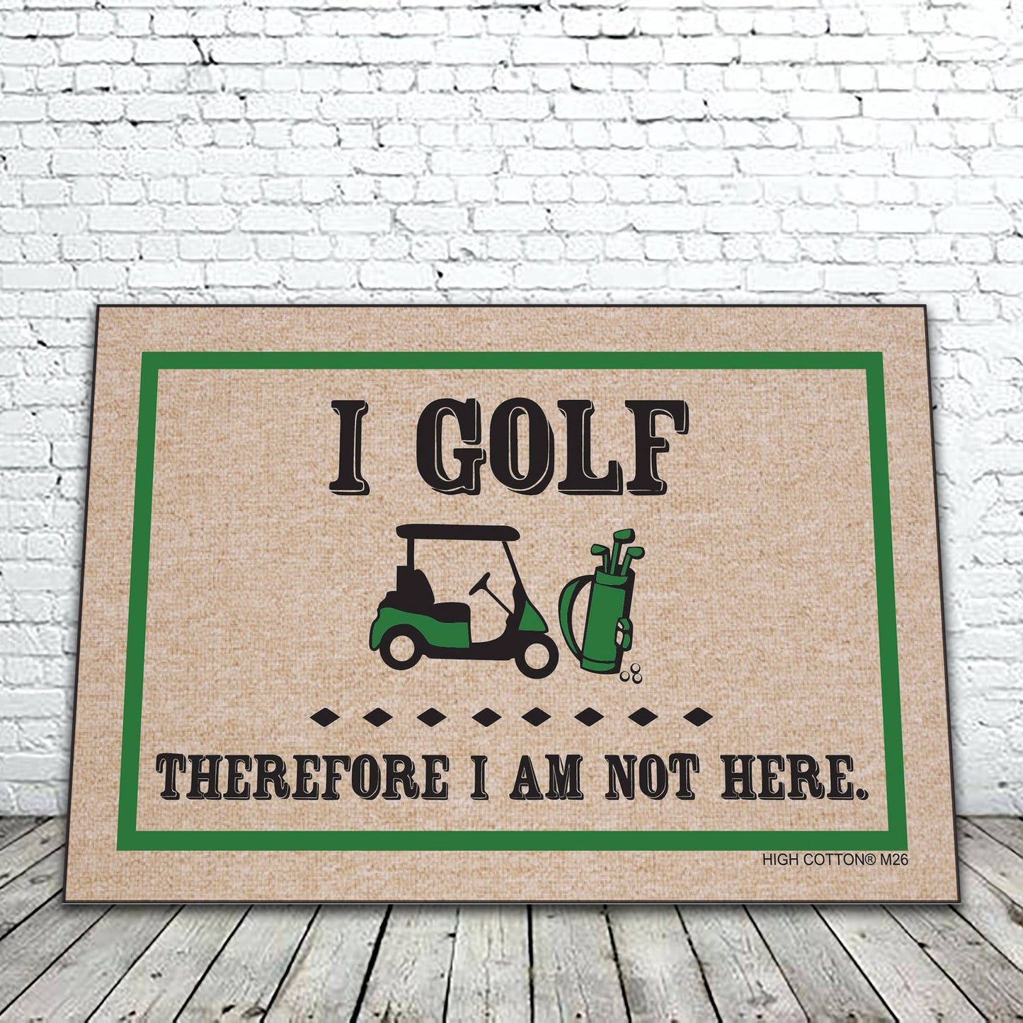 I Golf Therefore Mat
