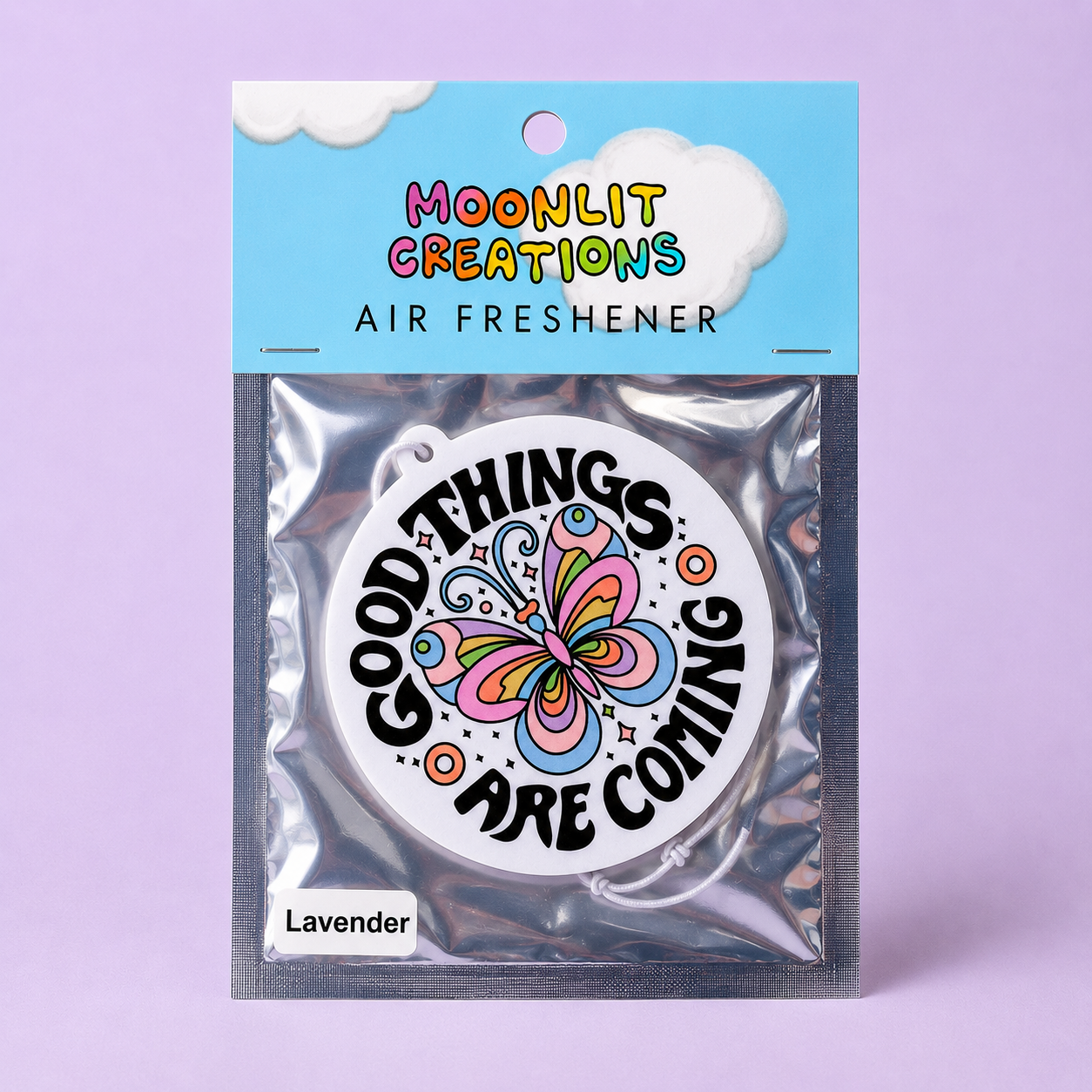 Good Things Are Coming Air Freshener - Lavender Scent
