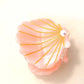 BEACH OCEAN CELLULOSE SEASHELL HAIR CLAW CLIPS | 40H782