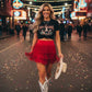Fringe Rodeo Girl Mini Skirt