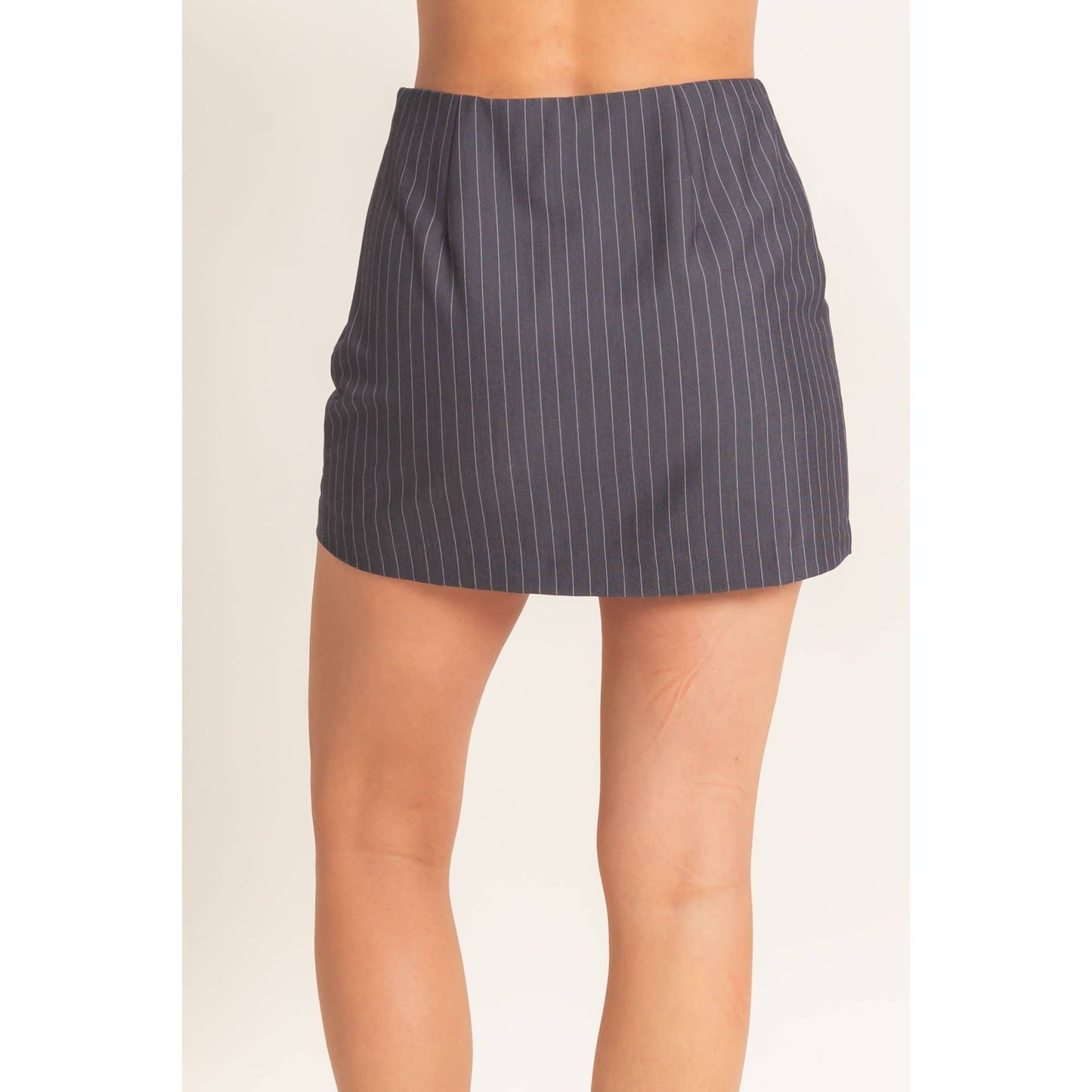 Pinstripe Skort