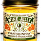 Chardonnay Wine Jelly with Lemon and Rosemary