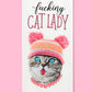 Fucking Cat Lady Tea Towel Four Pack | Dishtowel