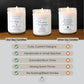 Memorial Gift Candle / Lavender Vanilla Scent