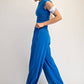 SET430037-Crossover Cotton Lycra Set