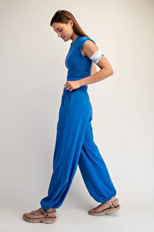 SET430037-Crossover Cotton Lycra Set