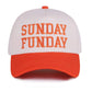Sunday Funday Two Tone Canvas Cotton Cap  Zenana Consgt.