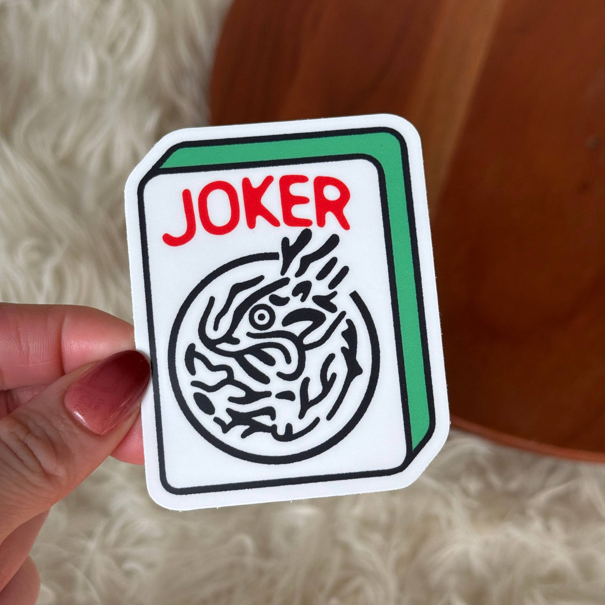 Joker Tile Mahjong Sticker