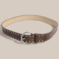 Metallic Studded Vegan Leather Belt