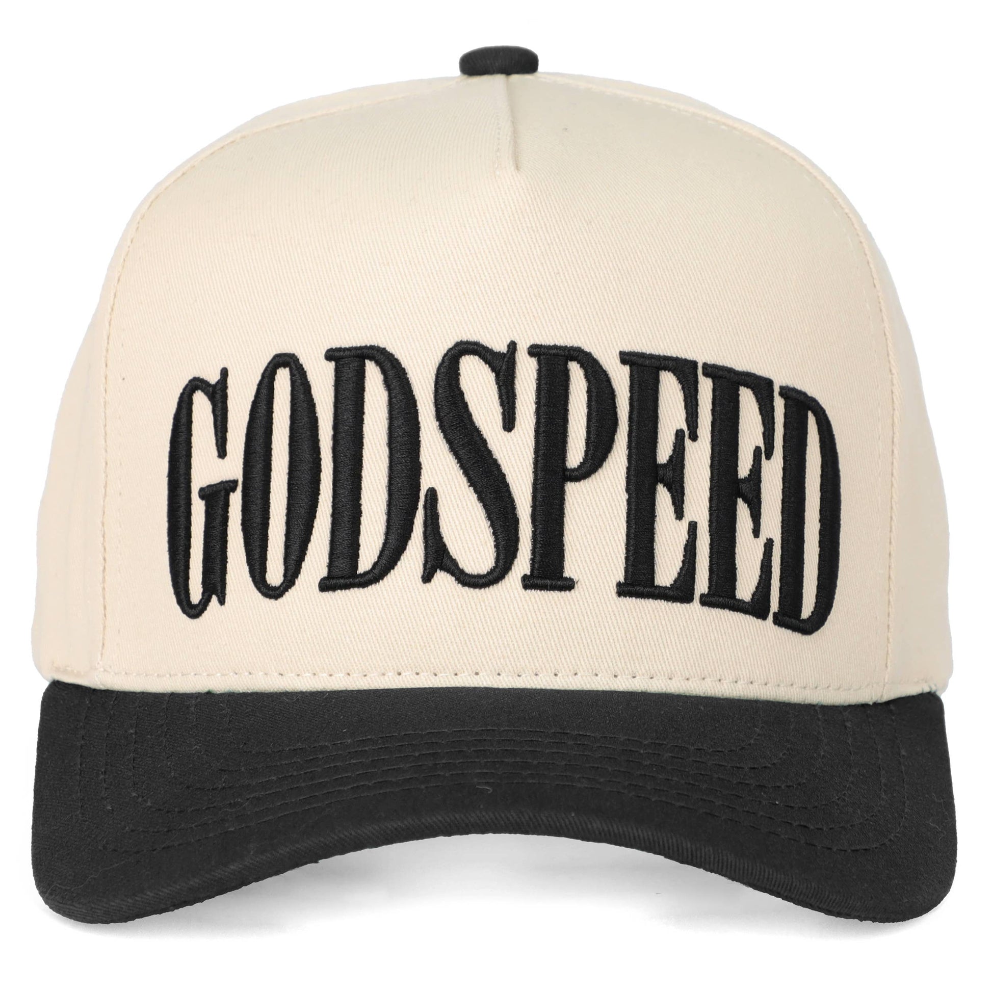 C.C GODSPEED letter embroidered trucker cap
