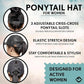 Criss Cross Ponycap - Boy Mom - Black