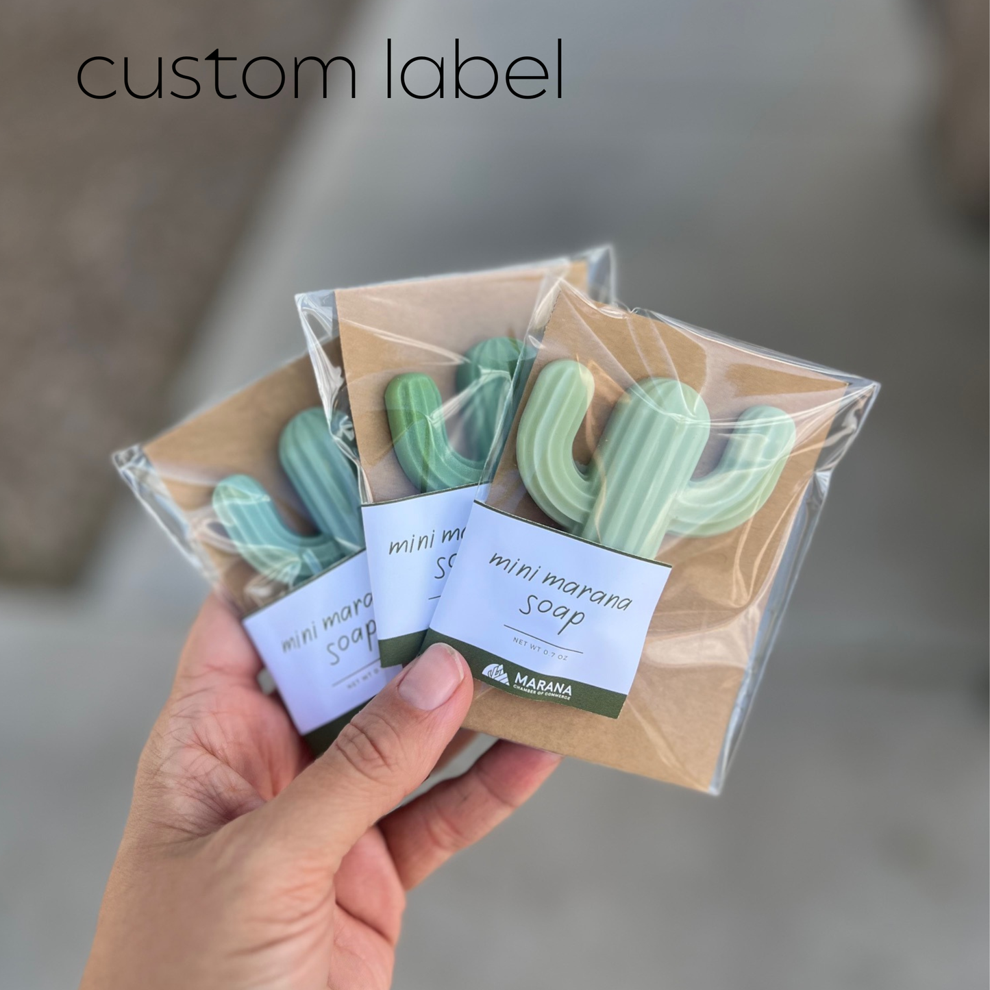 Mini Cactus Soap- Individual (single)