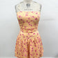 Sunlit Blossom Strapless Romper