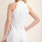 Scallop Halter Romper