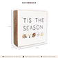 Football Tis The Season Block Sign | Football Decor