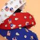4TH OF JULY FLAG STAR RHINESTONE STUD HEADBAND | 40HB165
