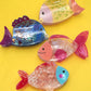 JUMBO VIBRANT OCEAN SEA FISH HAIR CLAW CLIPS | 40H987
