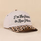 Besties'/I'm The Friend In Low Places two tone snapback hat