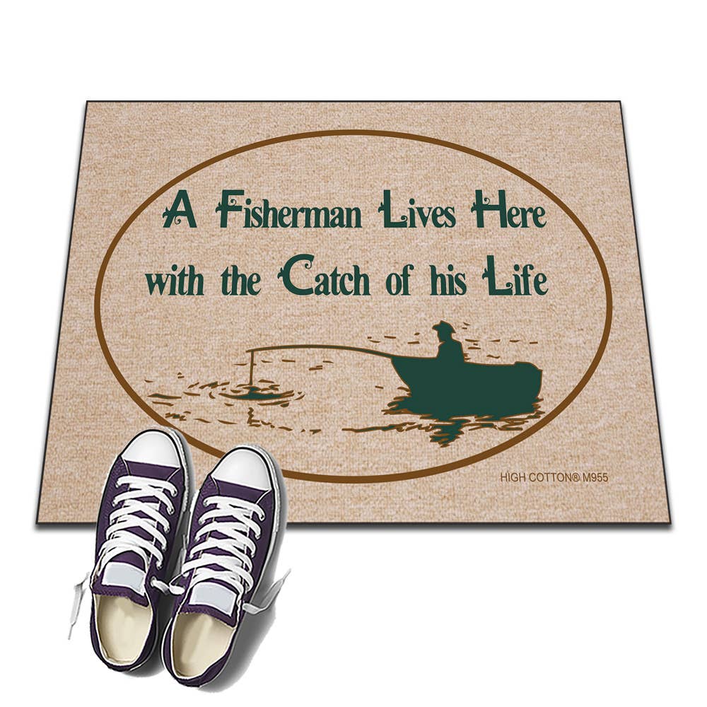 Fisherman and the Catch of His Life Mat