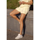 MODAL SCUBA FLAT PIPING A-LINE SHORTS