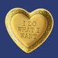 I Do What I Want Lace Heart Ceramic Trinket Dish