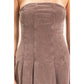 Strapless Mineral Wash Dress